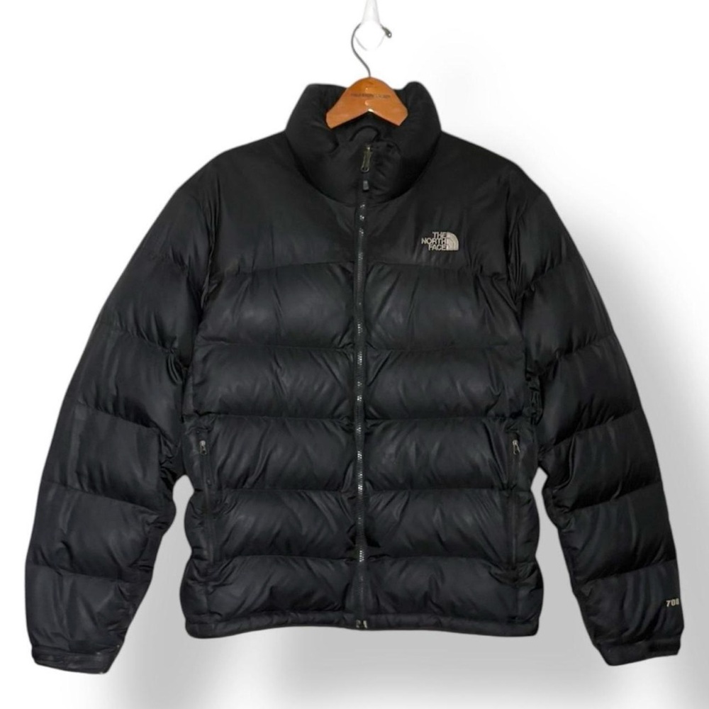The North Face 700 Nuptse 2 Down Full Zip Puffer Jacket Black